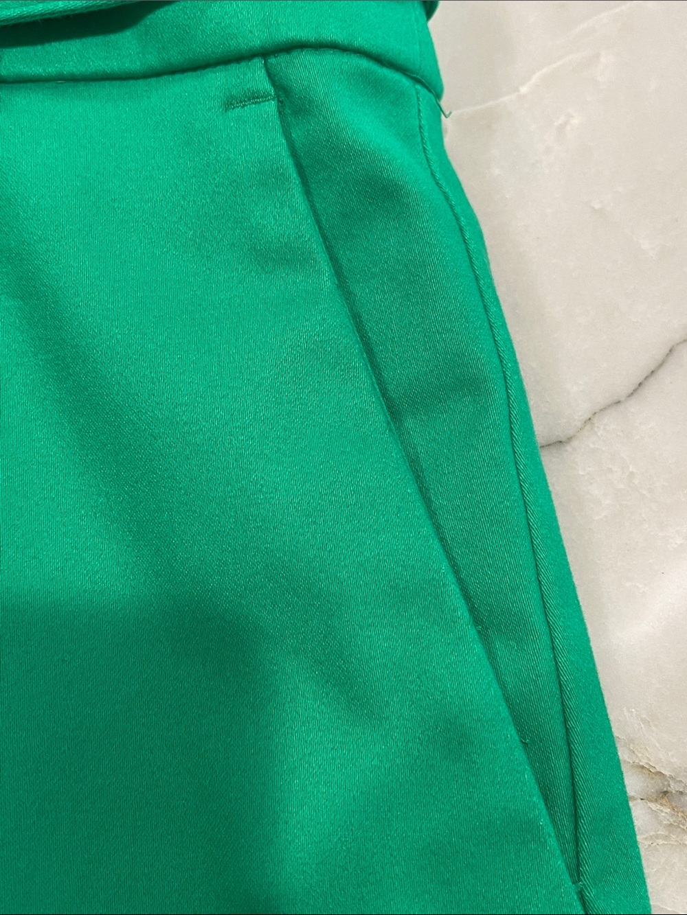 J.Crew Sateen Belted Pencil Skirt In Kelly Green Size 6 - Picture 8 of 8